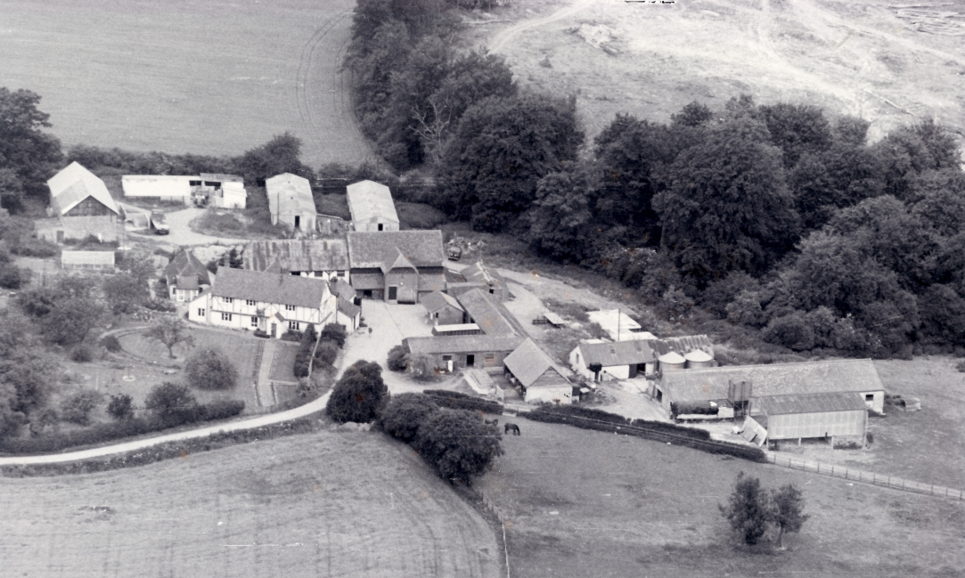 Aerial view of Cholsey Grange Farm in 1969
